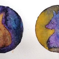 Mi Proyecto del curso: Técnicas modernas de acuarela. Un progetto di Belle arti di Daniela Paz Hernández Vega - 09.04.2021