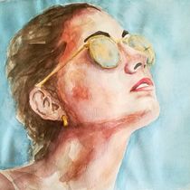 Mi Proyecto del curso: Retrato artístico en acuarela.  project by mcarmen_torres_m - 04.04.2021