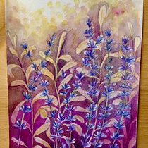 My project in Negative Watercolor Painting for Botanical Illustration course Ein Projekt aus dem Bereich Aquarellmalerei von Luisa Di Sarno - 04.04.2021