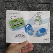 Meu projeto do curso: Urban Sketching: expresse o seu mundo com uma nova perspectiva. Traditional illustration project by Aurélio Rauber - 04.04.2021