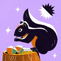 My final project: un bosco magico. Ilustração digital, Ilustração tradicional e Ilustração naturalista projeto de michela.zapparoli - 05.04.2021