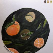 Mi Proyecto del curso: Técnicas de acuarela en negativo para ilustración botánica Ein Projekt aus dem Bereich Bildende Künste von Francin Pallicer Saballs - 11.04.2021