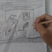 Meu projeto do curso: Introdução à criação de personagens estilo cartoon. Un projet de Illustration traditionnelle, Conception de personnages , et Dessin de Vinicius Reis Moura - 04.04.2021