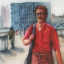 My project in Watercolor Illustration: Recreate Your Most Iconic Scenes course. Un progetto di Pittura ad acquerello di Andrea Csepeli - 05.04.2021