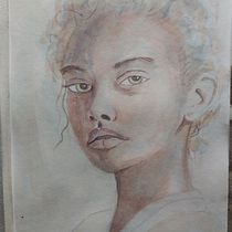 Mon projet du cours : Portrait artistique à l’aquarelle. Watercolor Painting project by Valérie Nassi - 04.07.2021