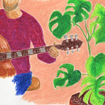 Mi Proyecto del curso: Dibujo creativo con pasteles al óleo. Traditional illustration project by Gwendoline Franzin - 04.05.2021