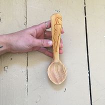 My project in Wooden Spoon Carving course. Woodworking project by Emma Lashwood - 04.05.2021