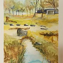 Mi Proyecto del curso:  Paisajes naturales en acuarela. Een project van  Beeldende kunst van Miren De Miguel Lesaca - 05.04.2021