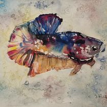 My project in Experimental Watercolor Techniques for Beginners course. Watercolor Painting project by Julia Zi - 04.05.2021