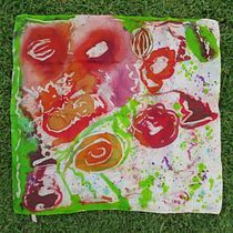Mi Proyecto del curso: Técnicas de pintura en seda. Een project van Craft van Rosa Martin Fernandez - 05.04.2021