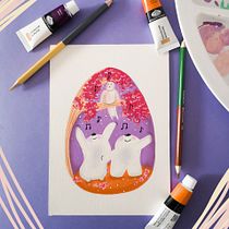 Mi Proyecto del curso: Técnicas de ilustración con acuarela y gouache. Traditional illustration project by mariajosemalaguerarangel - 04.05.2021