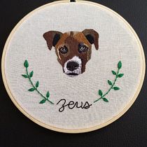 Mi Proyecto del curso: Needle painting para principiantes ZEUS. Arts, Crafts, and Embroider project by Yanin Aguirre - 04.05.2021