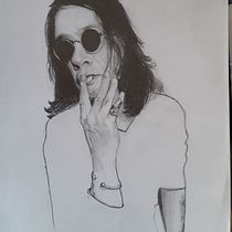 Uno de los dibujos que realicé después de este curso. Traditional illustration, Fine Arts, Sketching, Pencil Drawing, Drawing, Portrait Drawing, Realistic Drawing, Artistic Drawing, and Figure Drawing project by Gisela Castro - 04.06.2021