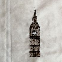Viajando por el mundo. Mi Proyecto del curso: Upcycling con bordado. Embroider project by Maria - 04.06.2021