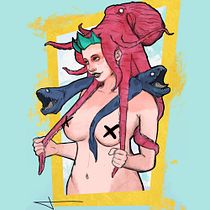 Meu projeto do curso: Técnicas de ilustração com aquarela digital. Un progetto di Disegno digitale di Leandro Souza - 06.04.2021