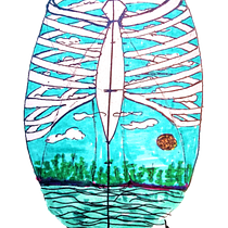 Our bodies and thoughts. Drawing, Traditional illustration, Ink Illustration, Naturalistic Illustration, Sketchbook, and Sketching project by Beant Kaur Dhillon - 04.06.2021