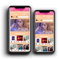 All Kpop diseño de interfaz. Un proyecto de UX / UI de Jonathan Austreberto Zamacona Alarcón - 07.04.2021