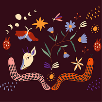 Meu projeto do curso: Ilustração vetorial com estilo. Un proyecto de Pattern Design de Juliana Bandeira - 06.04.2021