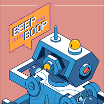 El Roboto y Las Vacas -- from 'Isometric Vector Illustrations from Scratch'. Design gráfico, Ilustração tradicional, Motion Graphics, e Narrativa projeto de graphikgarophalo - 06.04.2021