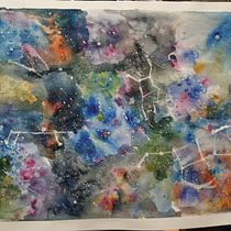 My project in Modern Watercolor Techniques course. Un progetto di Pittura ad acquerello di Julia Zi - 06.04.2021