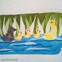 Mi Proyecto del curso: Introducción a la ilustración infantil. Traditional illustration project by Adriana Salgado - 04.07.2021