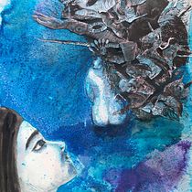 My project in Graphic Experimentation for Illustrated Stories course. Traditional illustration project by Tiff Oben - 04.07.2021