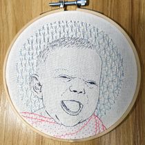 My Niece. Embroider project by Thais Dalloz - 04.08.2021