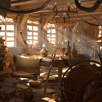 Mi Proyecto del curso: Creación de escenarios 3D desde cero en Maya Ein Projekt aus dem Bereich 3D von Andres David Cataño - 07.04.2021