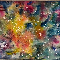 Galaxy . Un progetto di Pittura ad acquerello di Angela Patterson - 03.05.2021