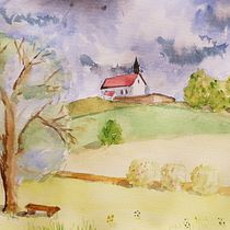 Mein Projekt Aquarell Reisetagebuch. Watercolor Painting project by cornelia_sieber - 04.08.2021
