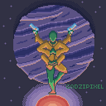 Mi Proyecto del curso: Introducción al diseño de personajes en pixel art. Un projet de Pixel art de godzipixel - 08.04.2021
