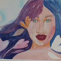 Meu projeto do curso: Técnicas de aquarela negativa para ilustração botânica Ein Projekt aus dem Bereich Traditionelle Illustration, Aquarellmalerei und Botanische Illustration von MarArtesOficial - 24.11.2022