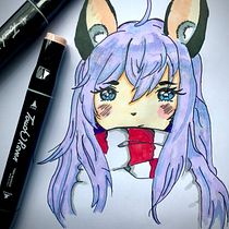 My project in Colored Marker Techniques for Manga course. 2D Animation project by kputeri - 04.09.2021