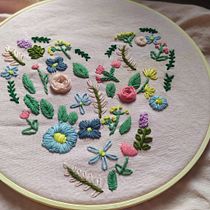  Il mio progetto del corso: Cuore di Fiori . Embroider project by smazsmile - 04.09.2021