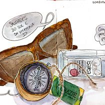 Mi Proyecto del curso: Urban Sketching: expresa tu mundo con una nueva perspectiva. Un projet de Art urbain, Aquarelle , et Carnet de croquis de Jana Fry - 25.10.2020
