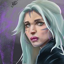 Meu projeto do curso: Princípios da pintura digital para retratos. Un progetto di Illustrazione tradizionale di Cristina Soile - 09.04.2021