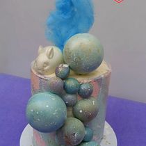 Mi Proyecto del curso: Cake design: técnicas decorativas modernas. Design project by Joanna Metzeri MACIAS LOPEZ - 04.10.2021