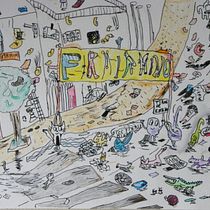Tira gráfica: Firmino - Autora Emilia Pederiva (Mi hija de 8 años) Ein Projekt aus dem Bereich Zeichnung, Bleistiftzeichnung, Traditionelle Illustration und Kinderillustration von José Augusto Pederiva - 10.04.2021