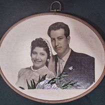 Mi Proyecto del curso: Bordado en fotografías sobre tela. Embroider project by Esthela Gómez - 04.10.2021