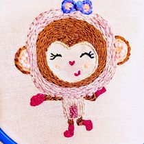Mi Proyecto del curso: Ilustración de personajes con hilo y aguja. Un projet de Broderie de Lina María Mora Brun - 10.04.2021