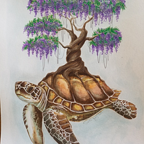 Mein Kursprojekt: Aquarelltechnik für traumhafte Illustrationen . Projekt z dziedziny Malowanie akwarelą użytkownika karinasiohl - 11.04.2021