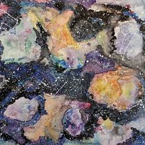 Mon projet du cours : Techniques modernes d’aquarelle. Un progetto di Pittura ad acquerello di Milly R - 11.04.2021
