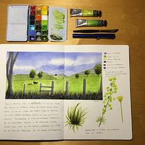 Mi Proyecto del curso: Cuaderno de viaje en acuarela. Fine Arts project by frantzonita - 04.11.2021