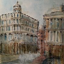 Il mio progetto del corso: Disegno architettonico con acquarello e inchiostro . Architecture, Artistic Drawing, and Realistic Drawing project by Francesca - 04.13.2021