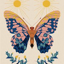 The Sun - My project in Creative Composition for Illustration with Procreate course. Ilustração digital projeto de Bruna Almeida - 11.04.2021