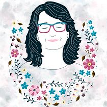 Rodeada de naturaleza. Un progetto di Disegno di ritratti, Illustrazione botanica e Disegno digitale di Elena Astiz Luna - 12.04.2021