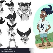 Meu projeto do curso: Ilustração e design de personagens para contos infantis. Character Design, Traditional illustration, and Children's Illustration project by Carlos André M A - 04.12.2021