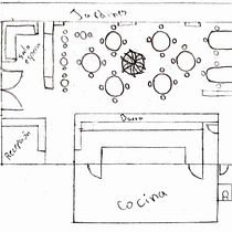 Mi Proyecto del curso: Diseño de interiores para restaurantes. Projekt z dziedziny  Architektura i Projektowanie wnętrz użytkownika Hillary Jaimes - 11.04.2021