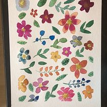 My project: floral pattern. Watercolor Painting project by dannyboy2021 - 04.12.2021