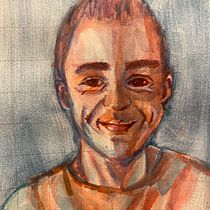 My project in Artistic Portrait with Watercolors course. Watercolor Painting project by Portia D'Anverrs - 04.12.2021